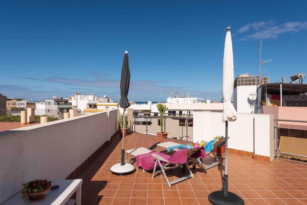 Appartement Arguineguin, En El Casco Marinero Con Sol Todo El Ano Extérieur photo